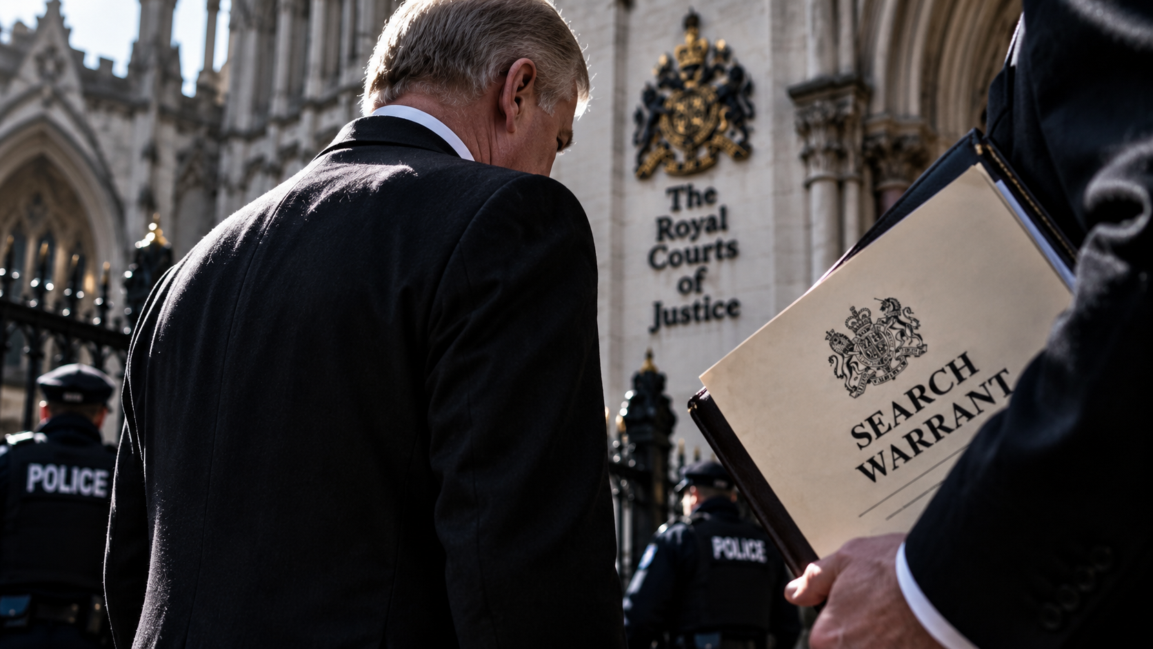 Andrew Launches Legal Challenge Over Police Search Warrants