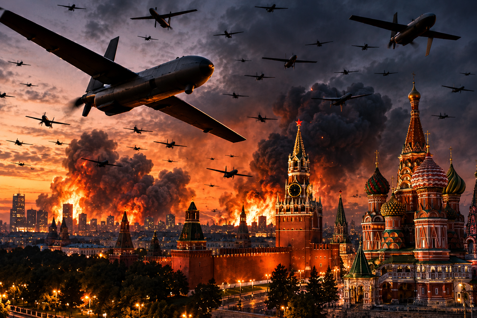 Ukraine Launches 650-Drone Assault Towards Moscow In One Of War’s Biggest Attacks On Russian Capital Region