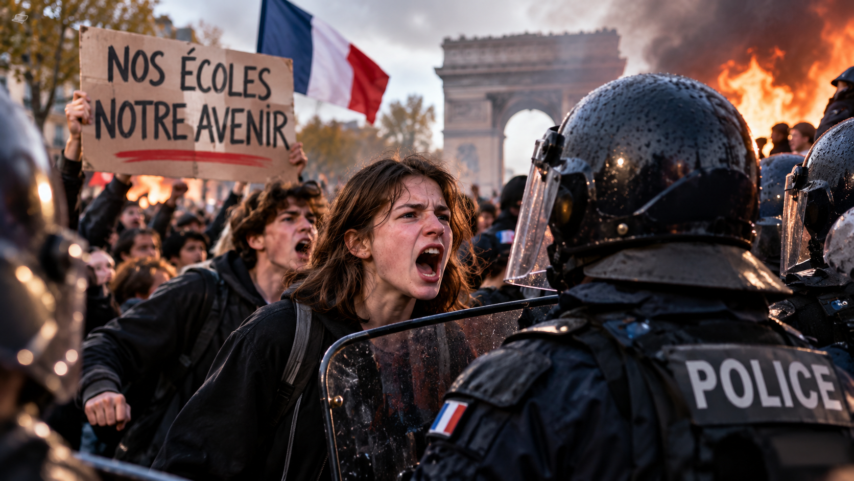 French School Revolt Inflicts “Heaviest Toll In Decades” As PM Confronts Violence, Injuries And Widespread Damage