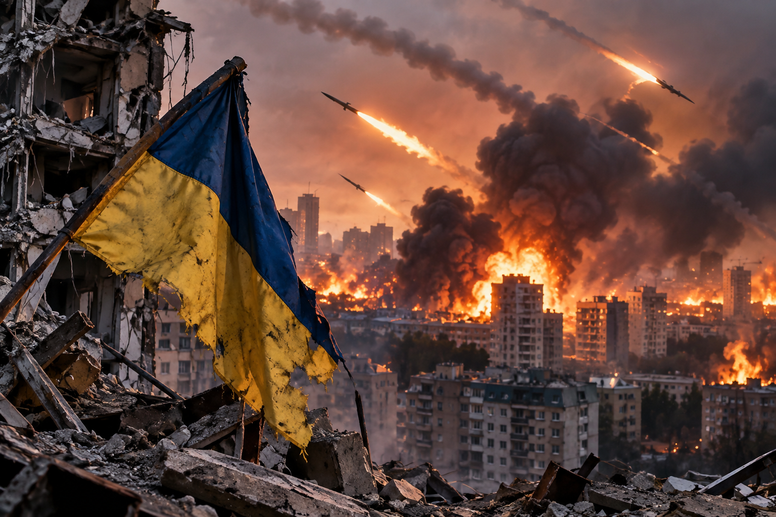Death Toll Surges As Russia’s “Massive Strike” Devastates Ukrainian Cities