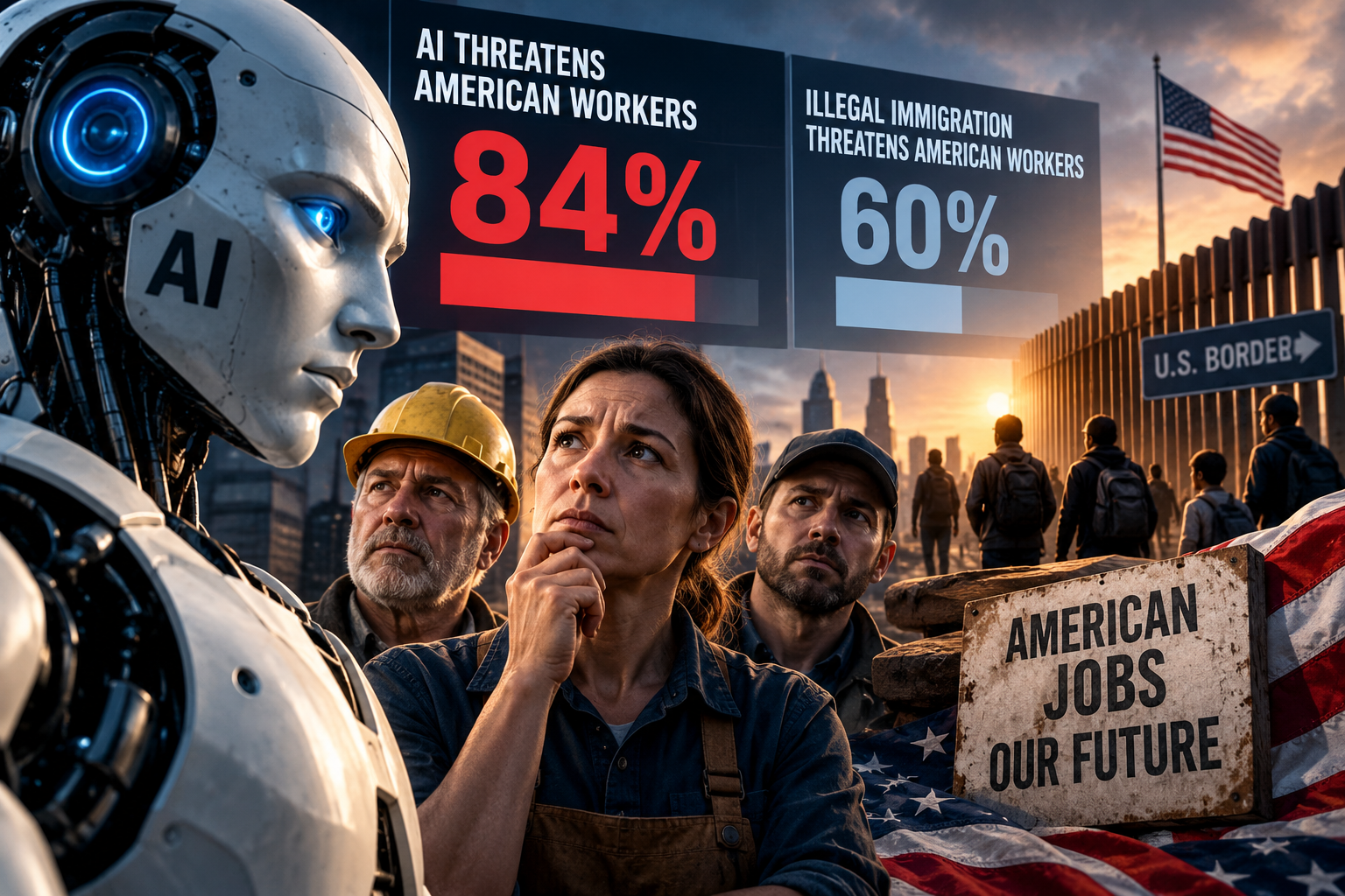84% Of US Voters Say AI Threatens American Workers — Far More Than Illegal Immigration