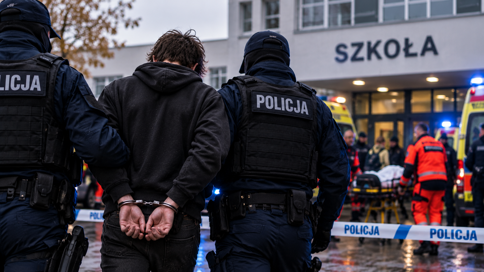 Student Launches Knife Attack Inside Polish School — Seven Wounded As Police Capture 19-Year-Old Suspec