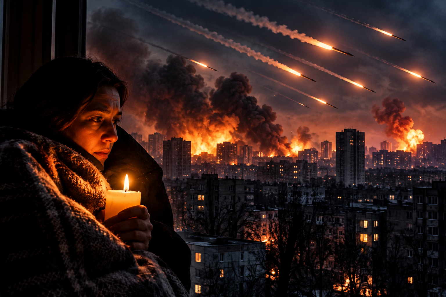Emergency Blackouts Imposed After Russia Unleashes Huge 70-Missile Assault On Ukraine