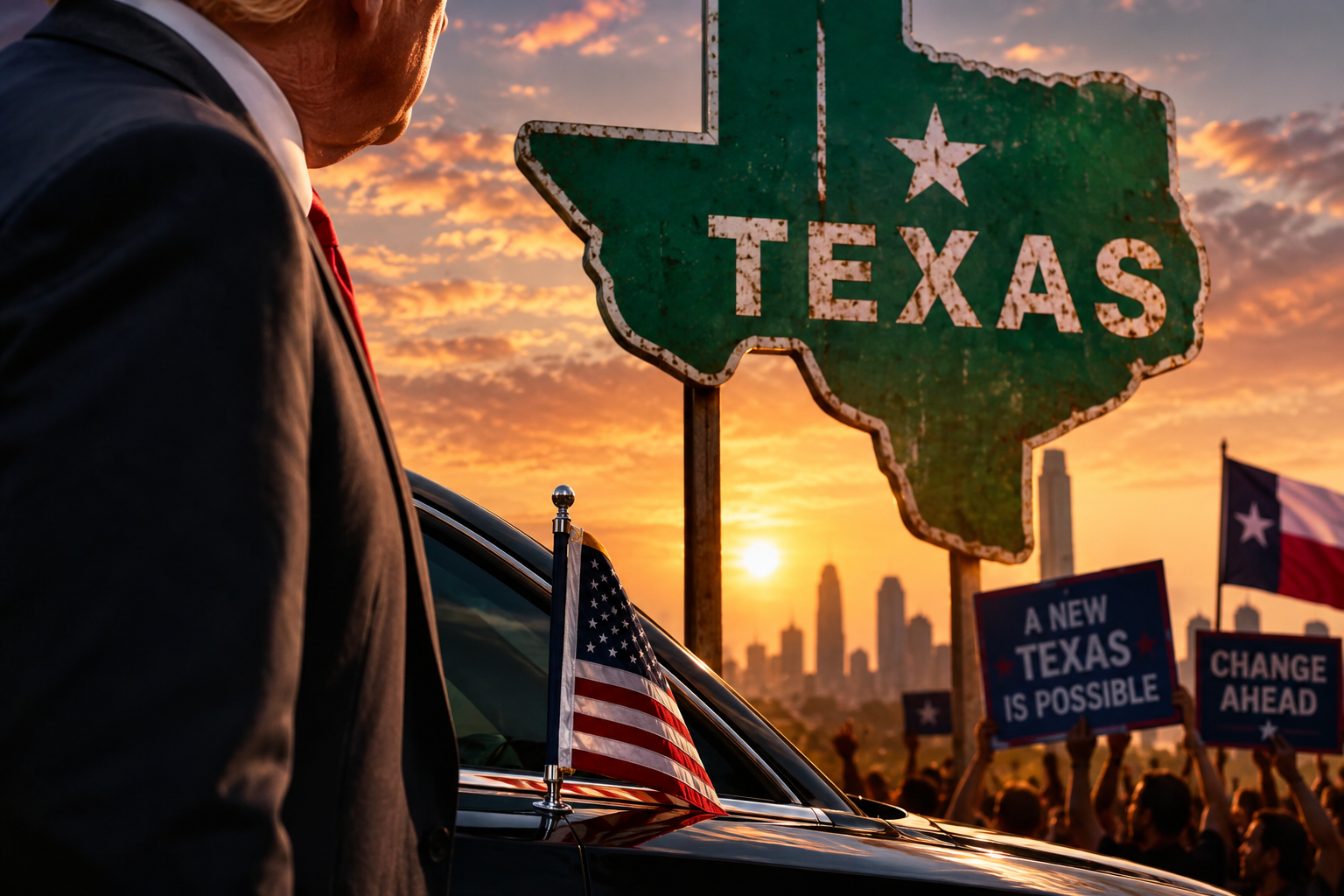 Trump Returns To Texas As Polls Show Democrats Threatening A 38-Year Senate Stronghold