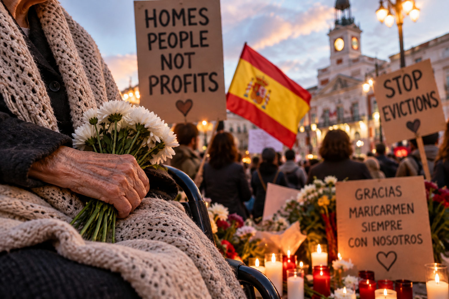 87-Year-Old Woman Dies After Being Evicted From Home Of 71 Years As Fury Sweeps Spain