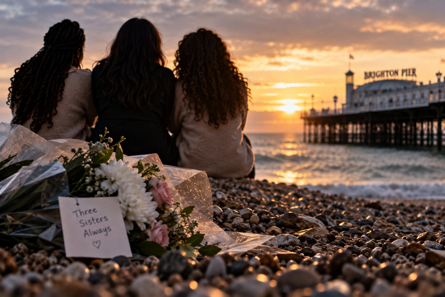 Three Sisters Found Dead In Brighton Sea Took Their Own Lives After Visiting Site Of Mother's Death, Inquest Rules