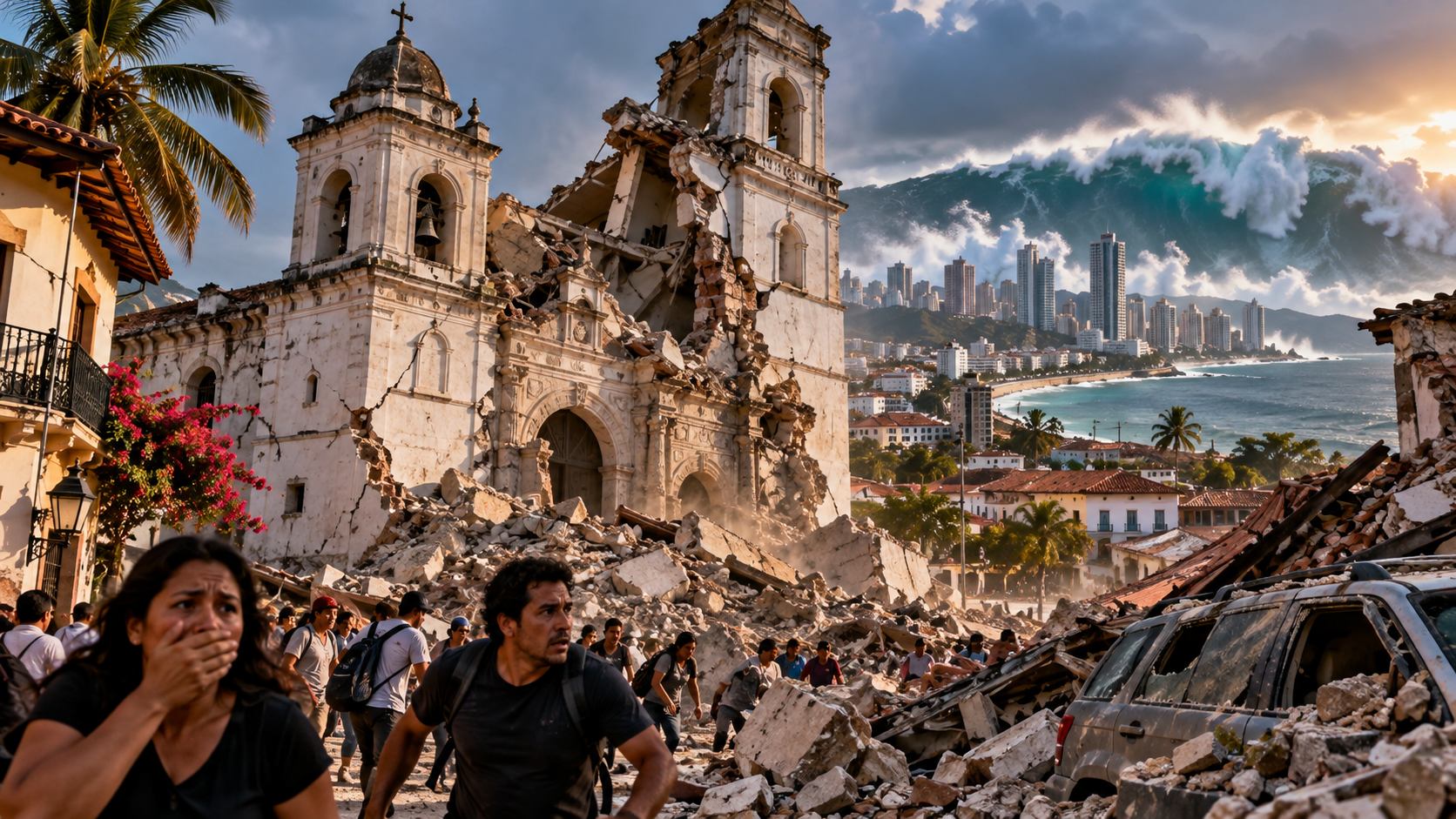 Panama Rocked By Two Massive Earthquakes As Buildings Collapse, Tsunami Alerts Erupt And Powerful Aftershocks Continue