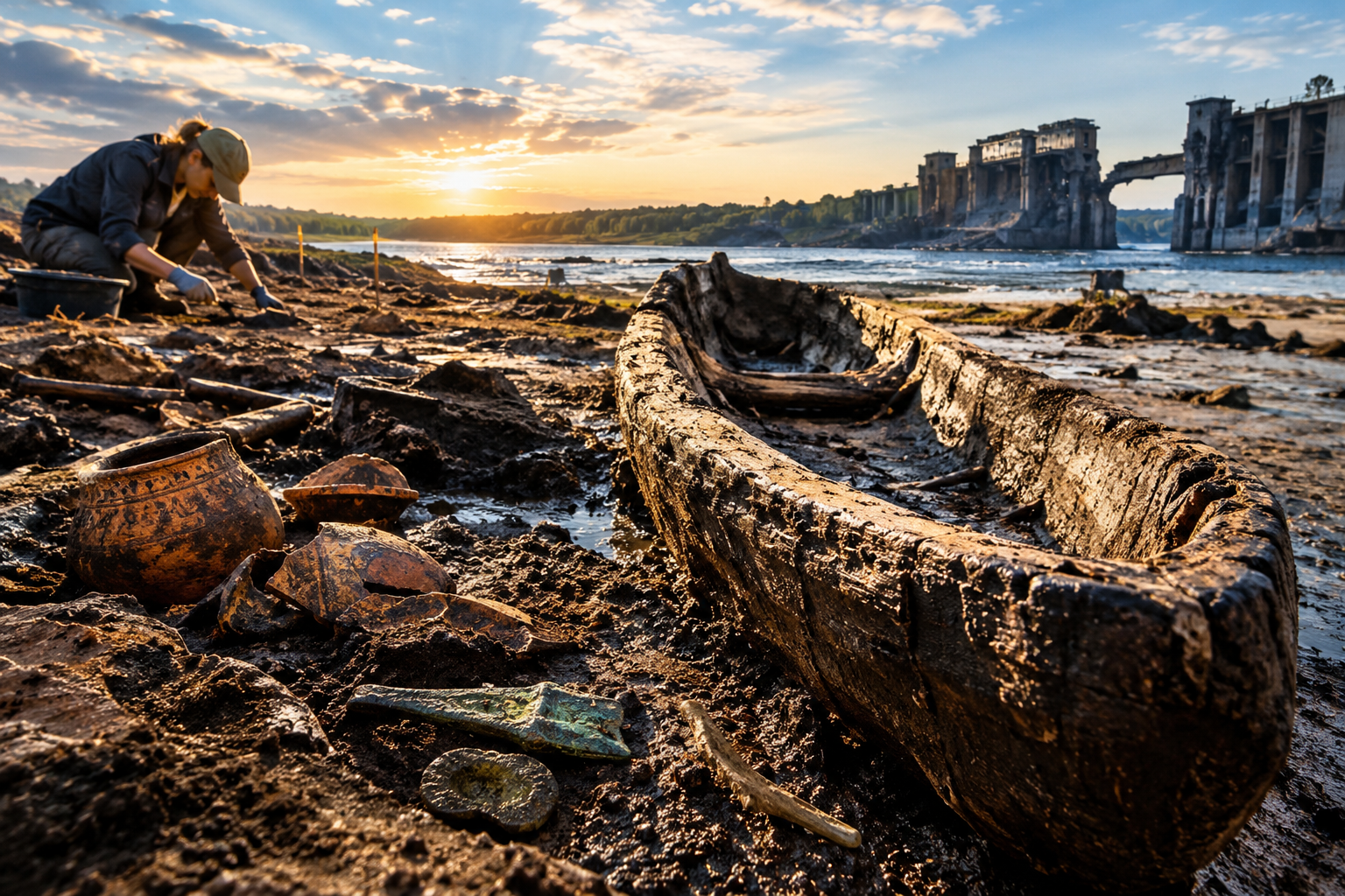 Ancient Treasures Emerge From Destroyed Ukrainian Dam As Archaeologists Race To Save Lost Civilisation