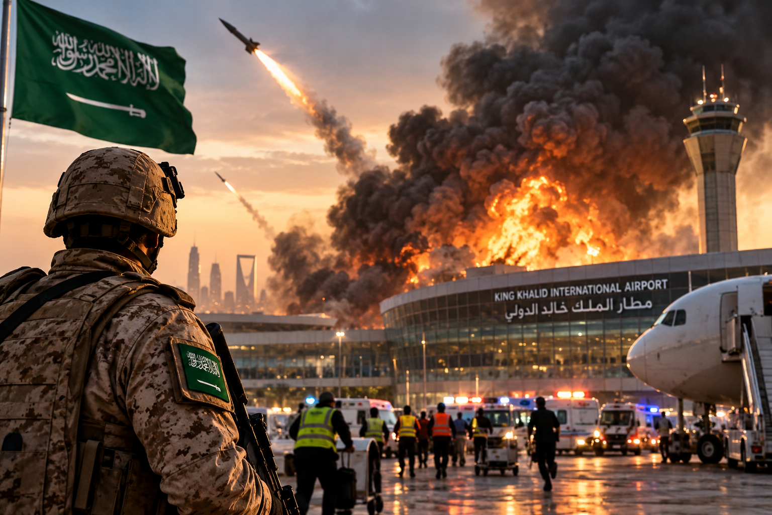 Saudi Arabia Runs Low On Missile Defences As Deadly Riyadh Airport Attack Kills 12 And Forces Urgent Calls For Foreign Help
