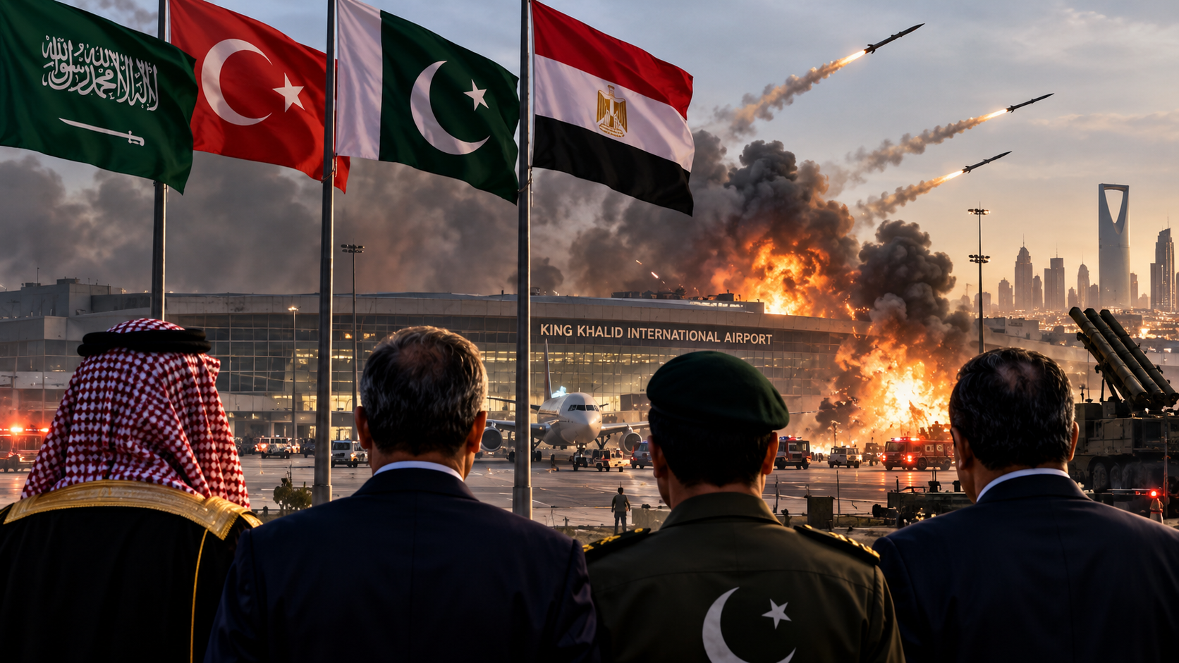 Four Nations Unite Against Houthi Airport Attacks As Fears Grow Of Full-Scale Middle East War