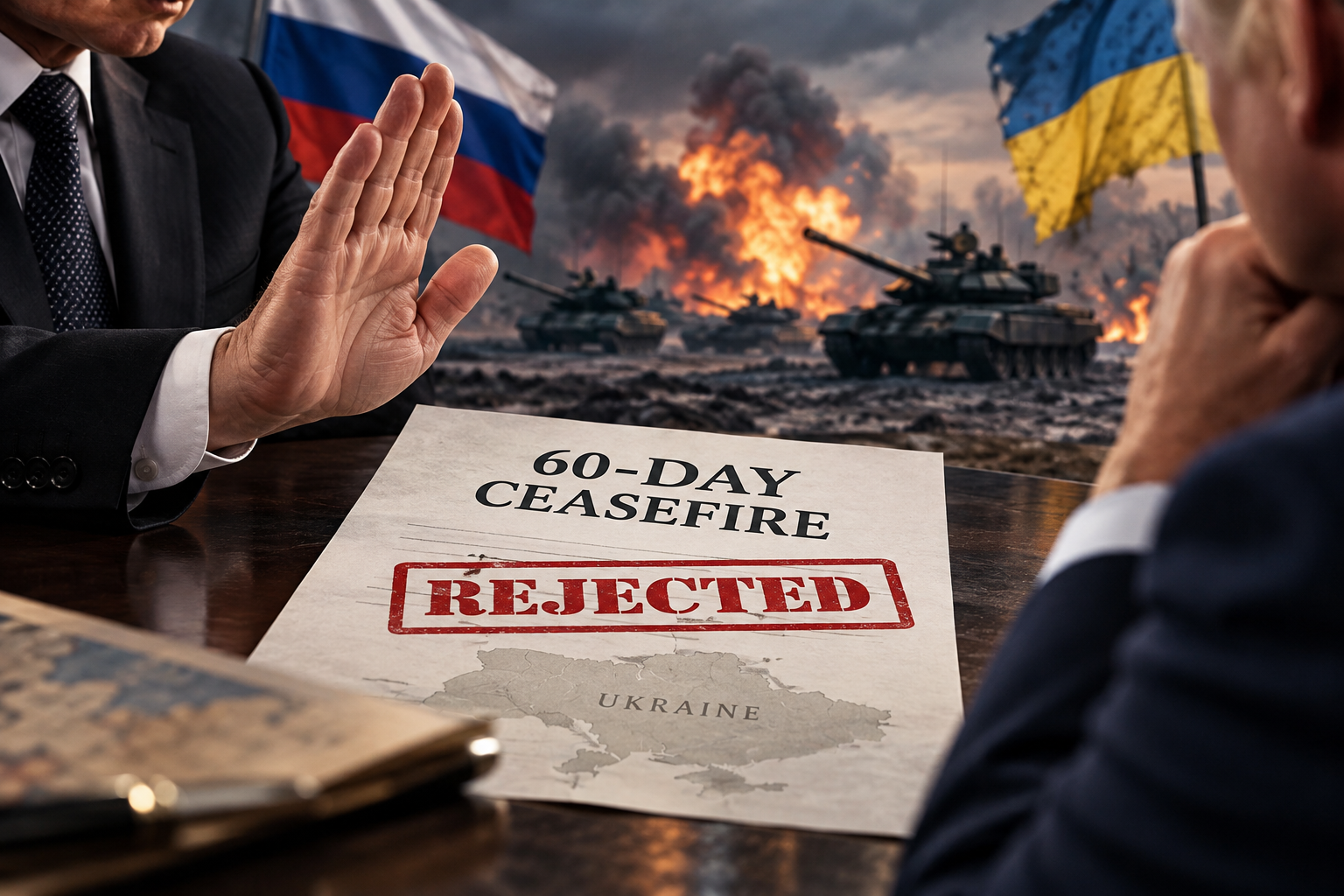 Putin Rejects 60-Day Ukraine Ceasefire As Fears Grow Of Major Russian Offensive And Trump Faces Crucial Decision