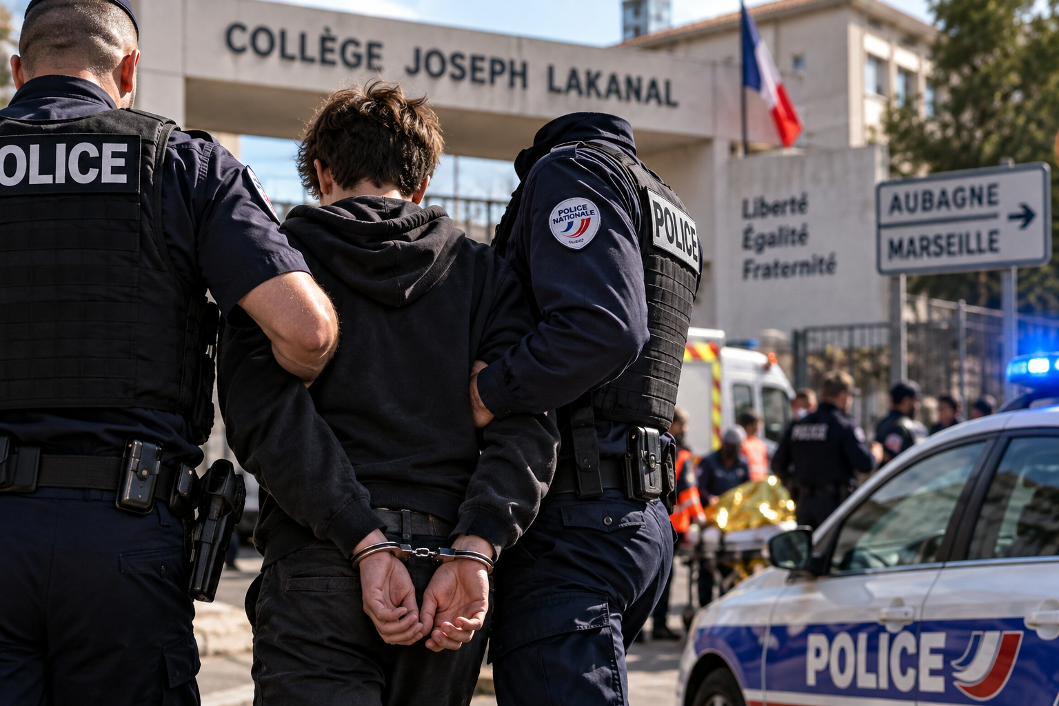 14-Year-Old Opens Fire At French School, Shooting Headteacher And Teacher As Armed Pupil Is Arrested Near Marseille