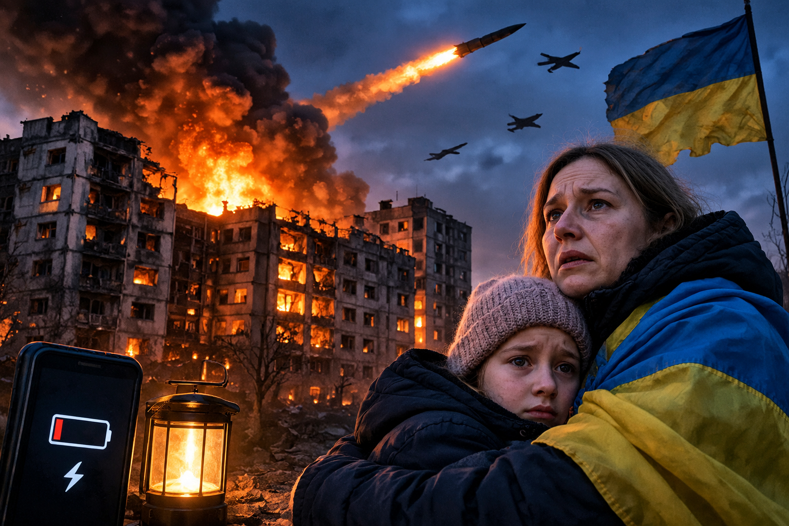 Russia Plunges 600,000 Ukrainians Into Darkness in Devastating Missile Barrage as Trump's Ceasefire Unravels