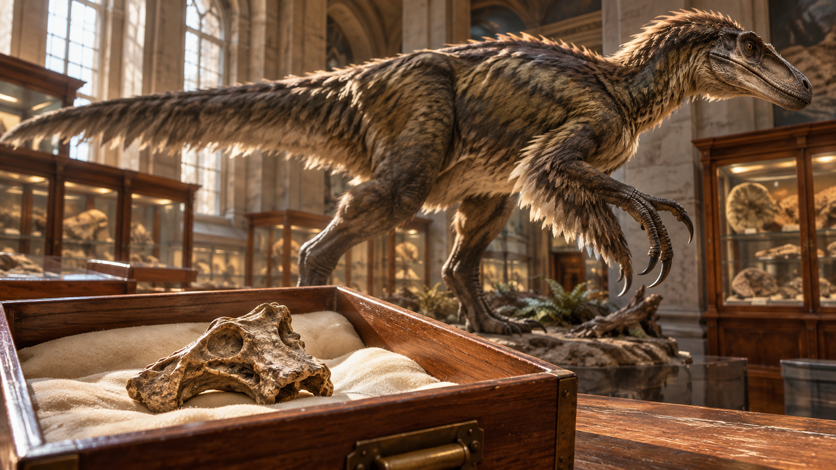New Dinosaur Hidden in Museum Collection for a Century Reveals Europe’s First Megaraptoran