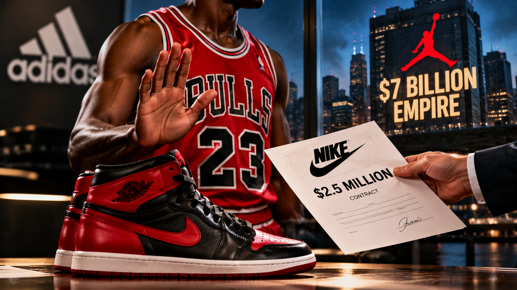 Michael Jordan Almost Rejected Nike. His Decision Created a $7 Billion Empire