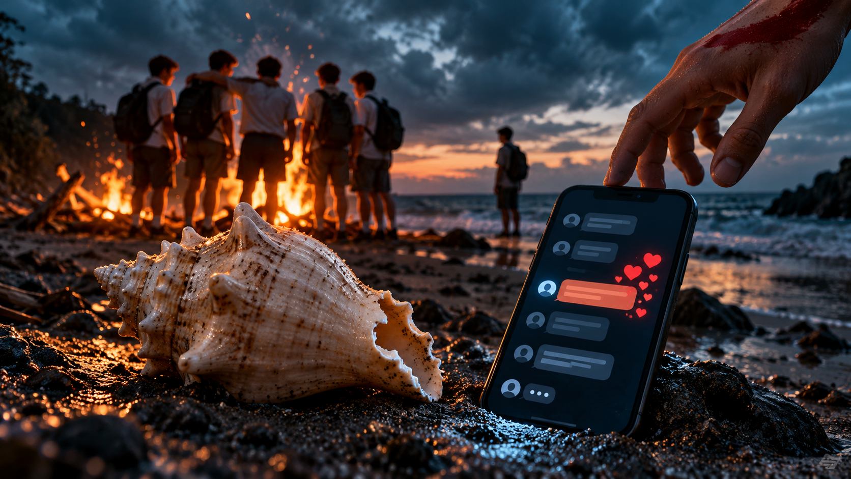 Lord of the Flies Today: Would the Group Chat Choose Jack?