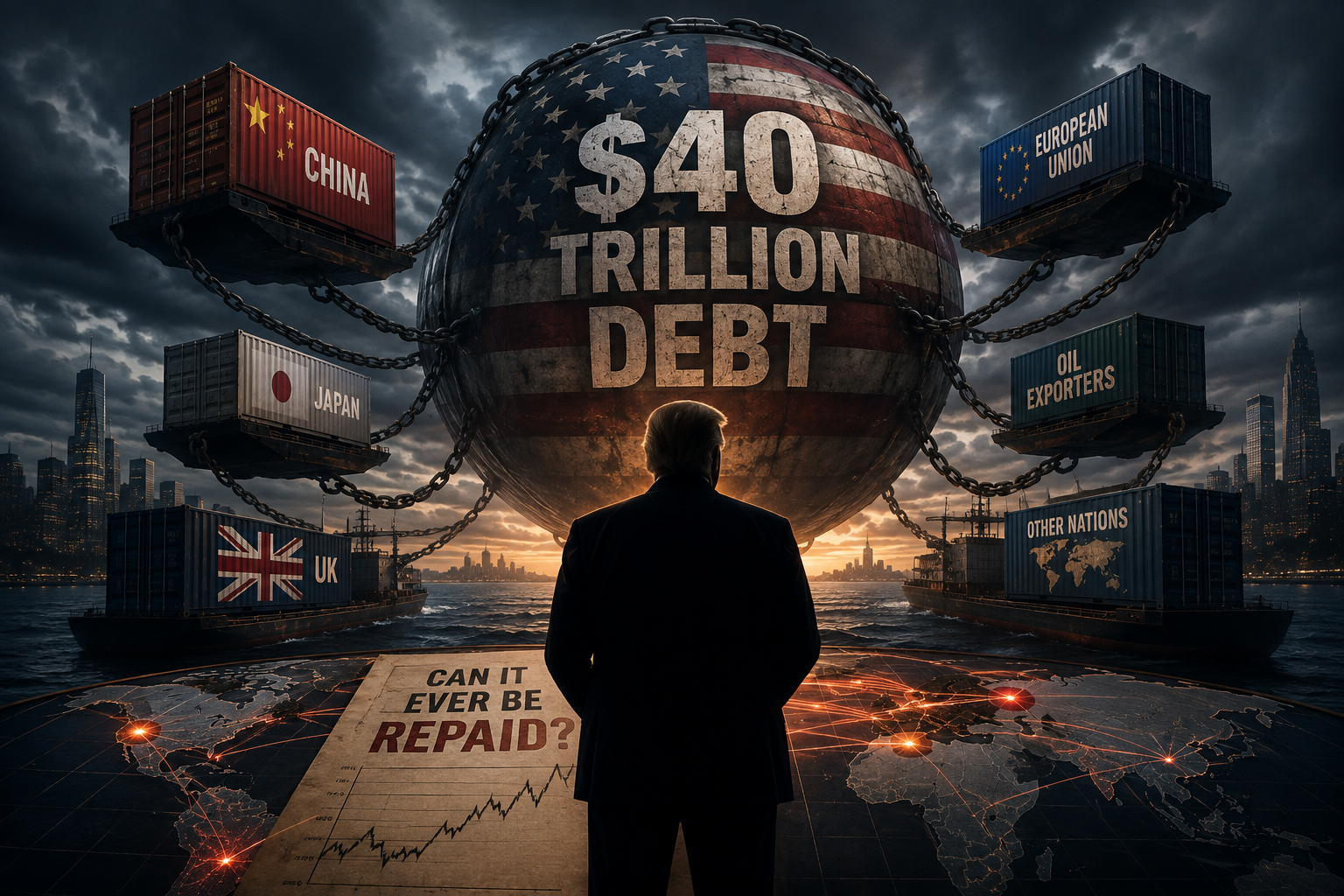 How The US Built $40 Trillion Of Debt — And What Happens Next