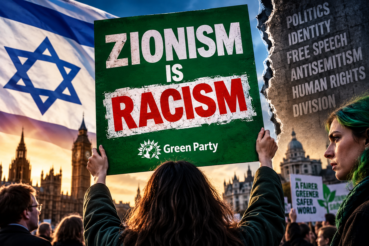 Green Party Backs Anti-Zionist Motion As Jewish Members And European Allies Raise Concerns