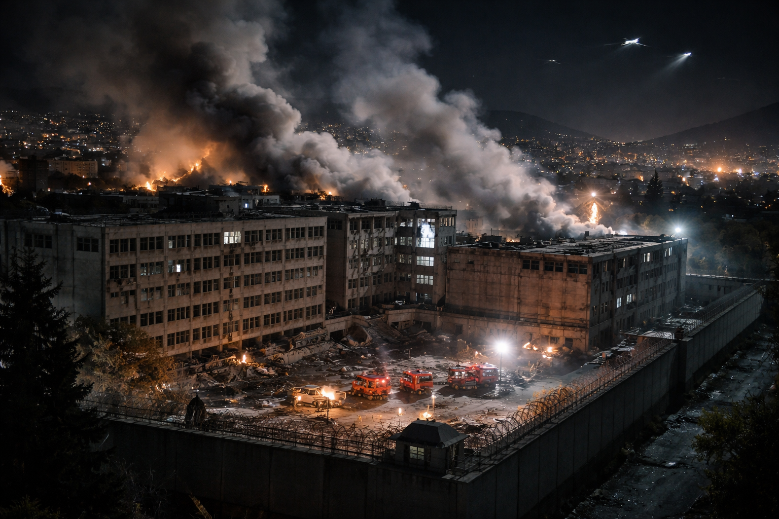 Bomb damage near Iran’s Evin prison raises urgent fears for detained Britons as war hits Tehran, exposing new risks of chaos, transfers, and silence.