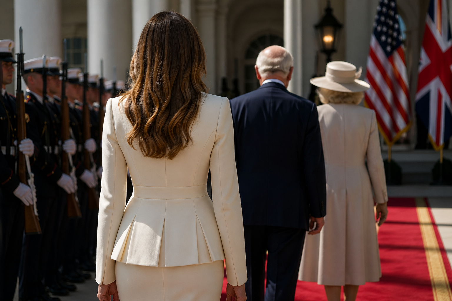 Why Melania Trump’s Royal Visit Look Divided The Internet Instantly
