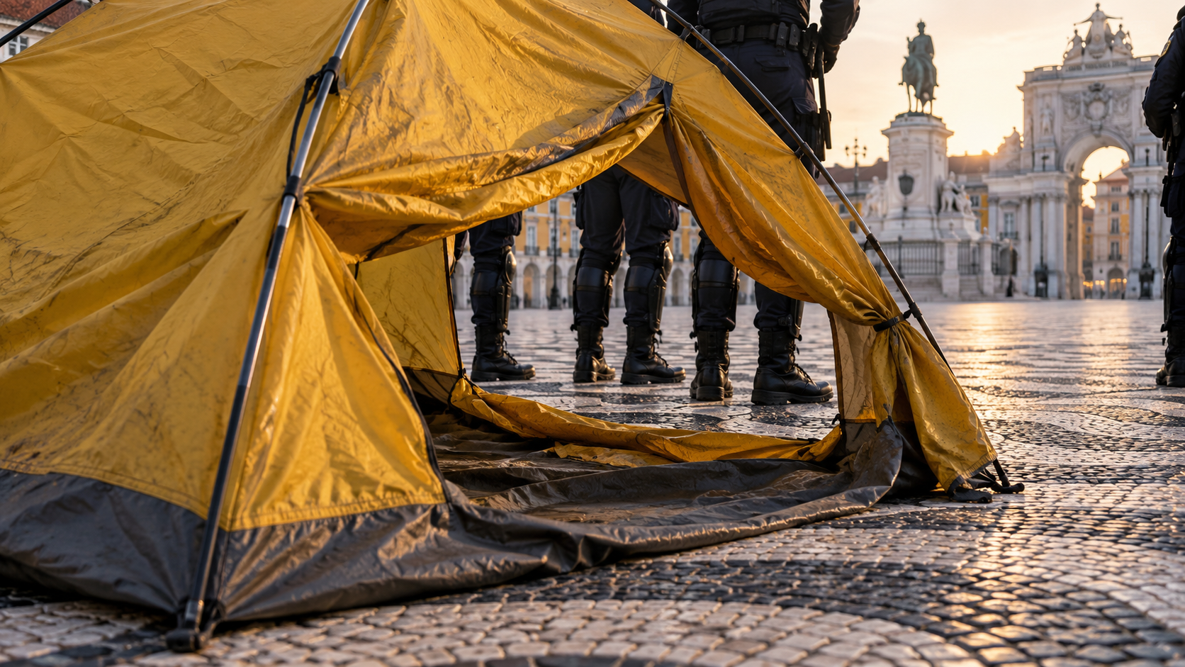 Police Clear Lisbon and Porto Protest Camps as Housing Anger Persists