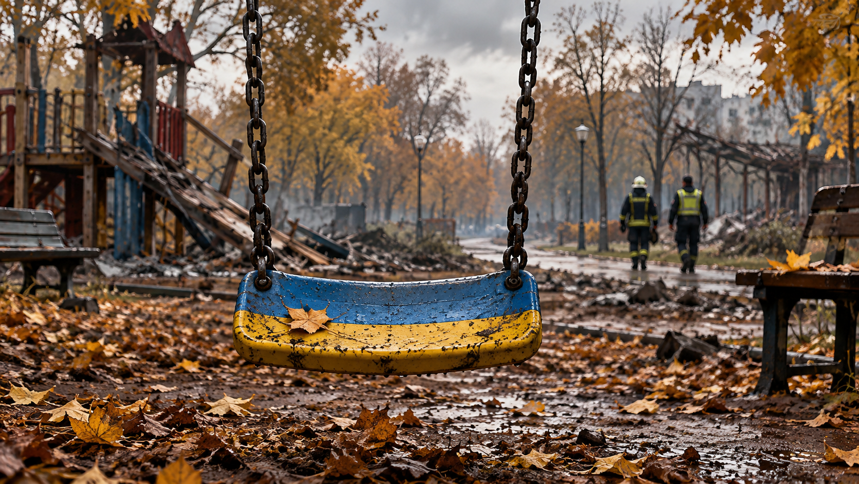 Drone Hits Central Park in Ukraine’s Kharkiv Region, Killing Six, Governor Says
