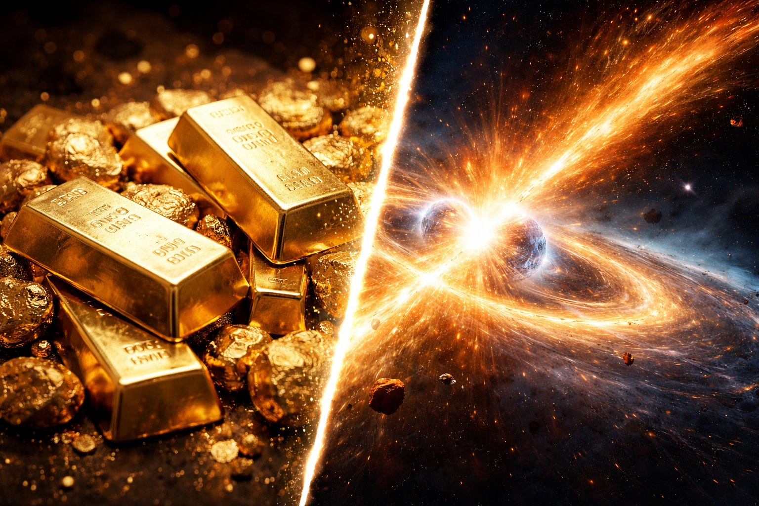 Where Gold Really Comes From: Neutron Stars and Nuclear Chaos