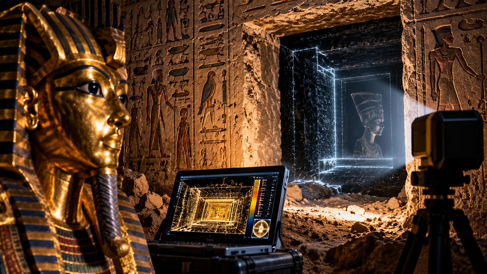 New Geological Evidence Revives Search For Secret Rooms Beyond Tutankhamun