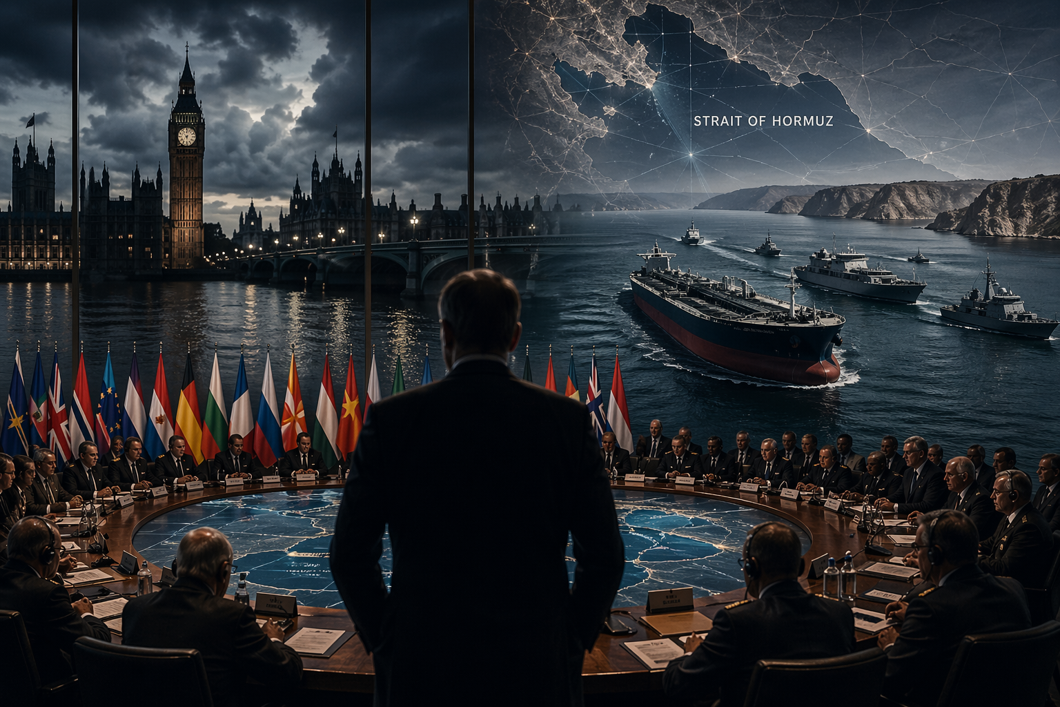 The Strait That Moves the World: Inside the UK’s Emergency Coalition Talks