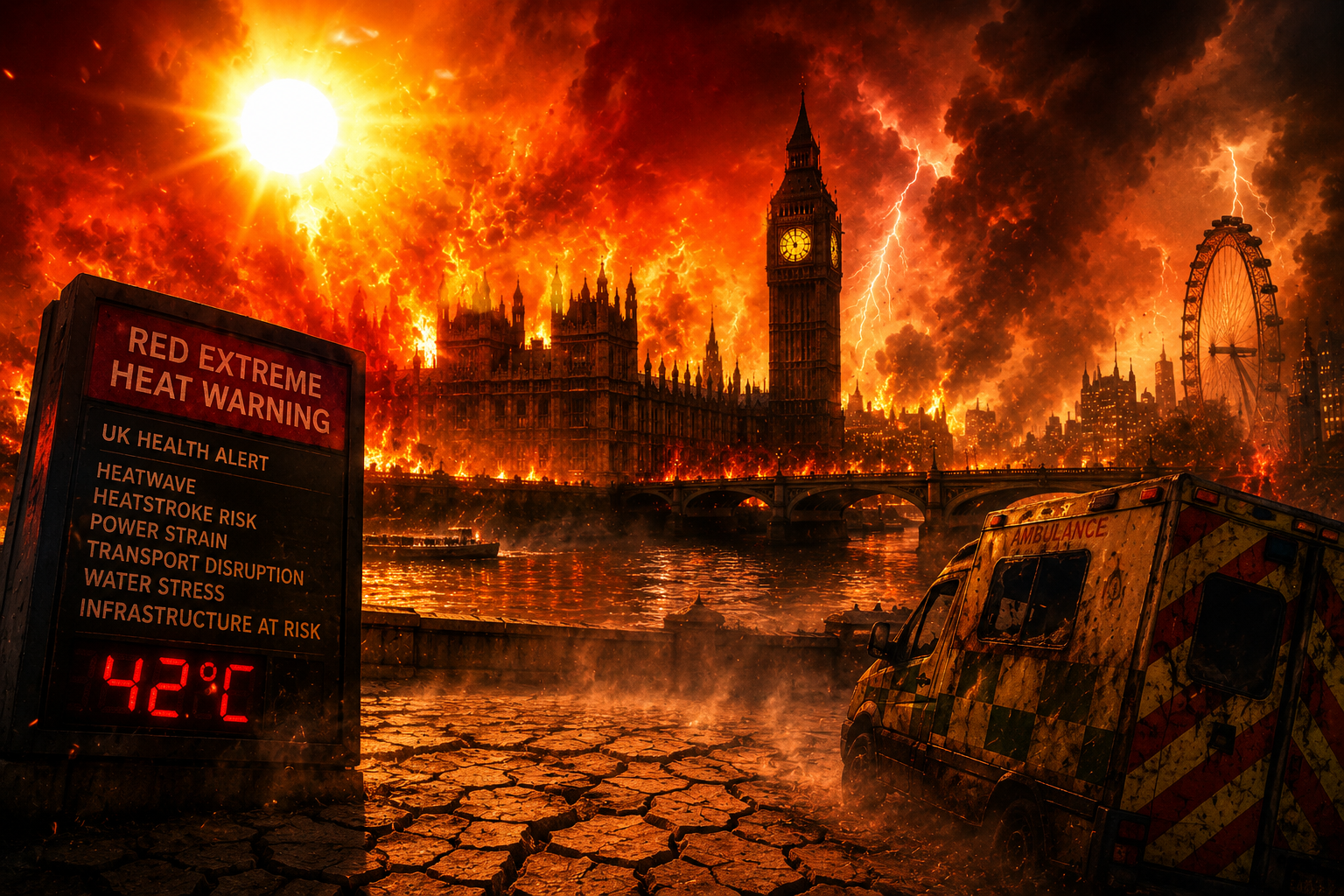 Europe’s Heat Emergency Shows Britain’s Weakest Point