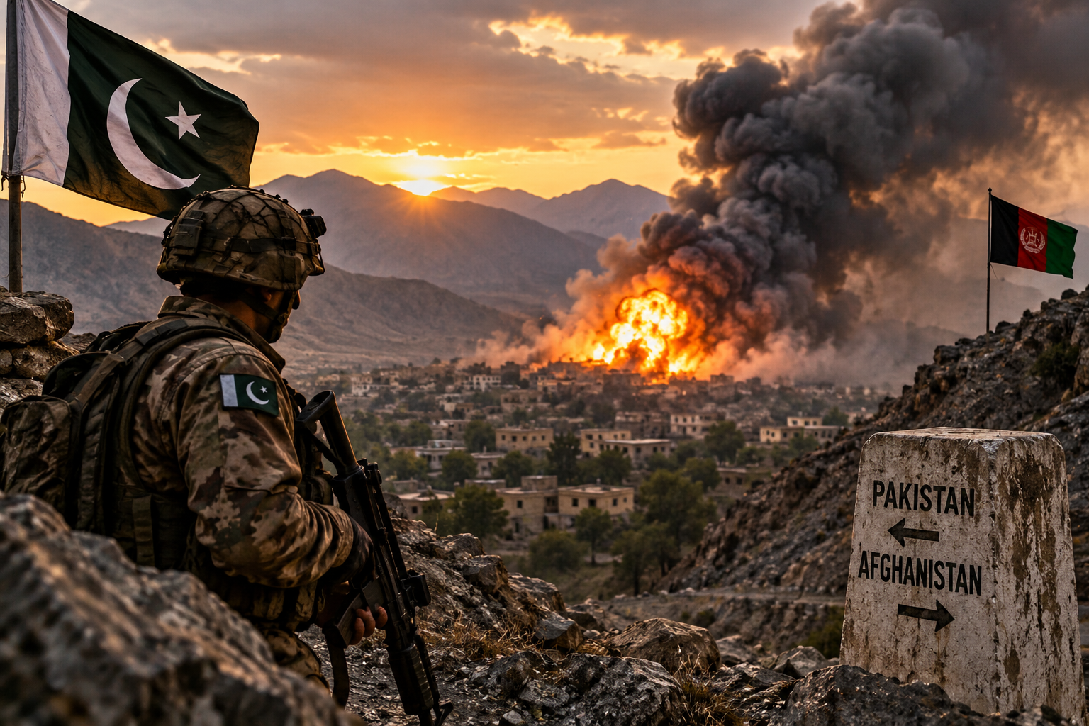 1. Pakistan Strikes Inside Afghanistan Again As Tit-For-Tat Conflict Intensifies