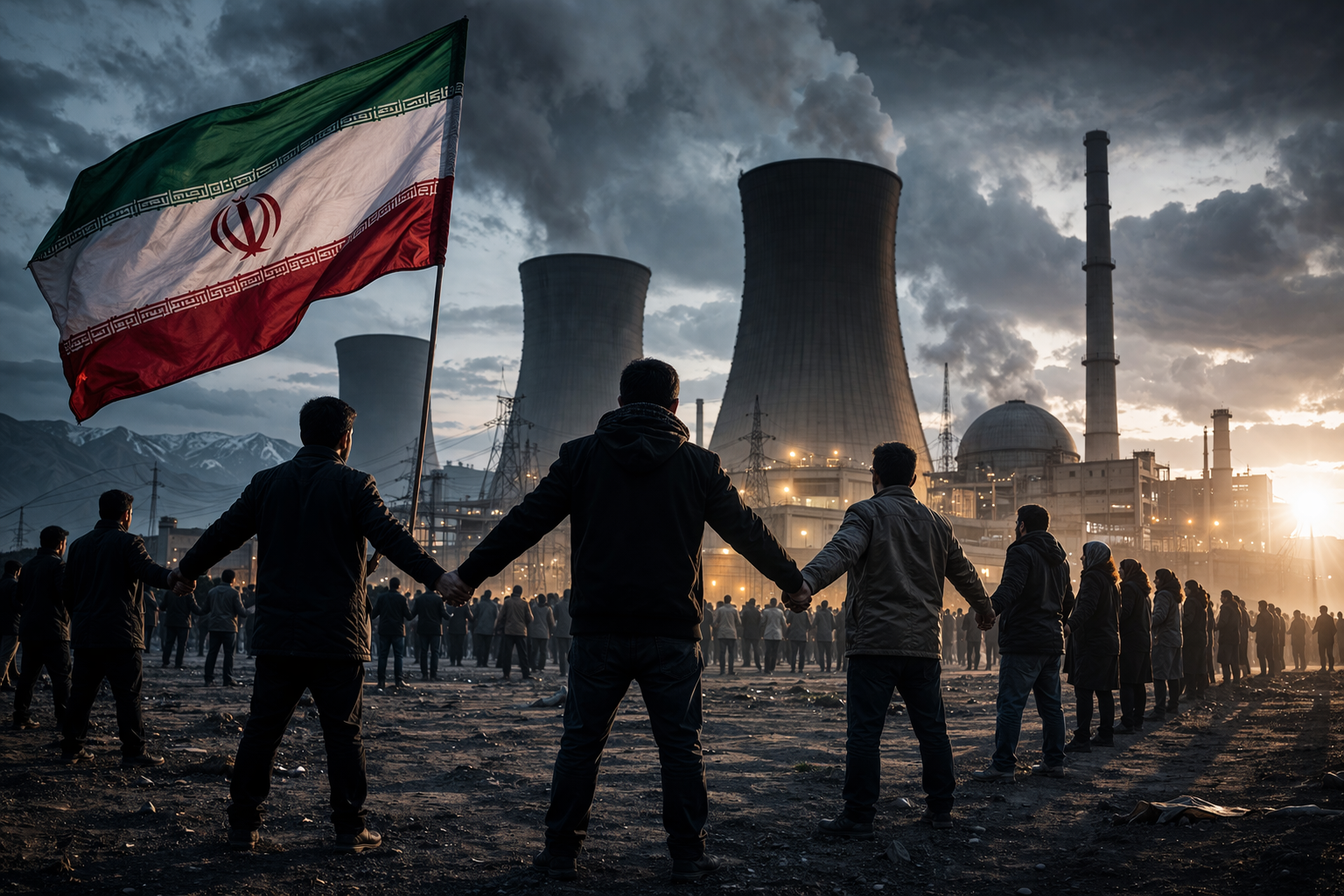 As infrastructure becomes the battlefield, Iran turns its population into a message—and a barrier