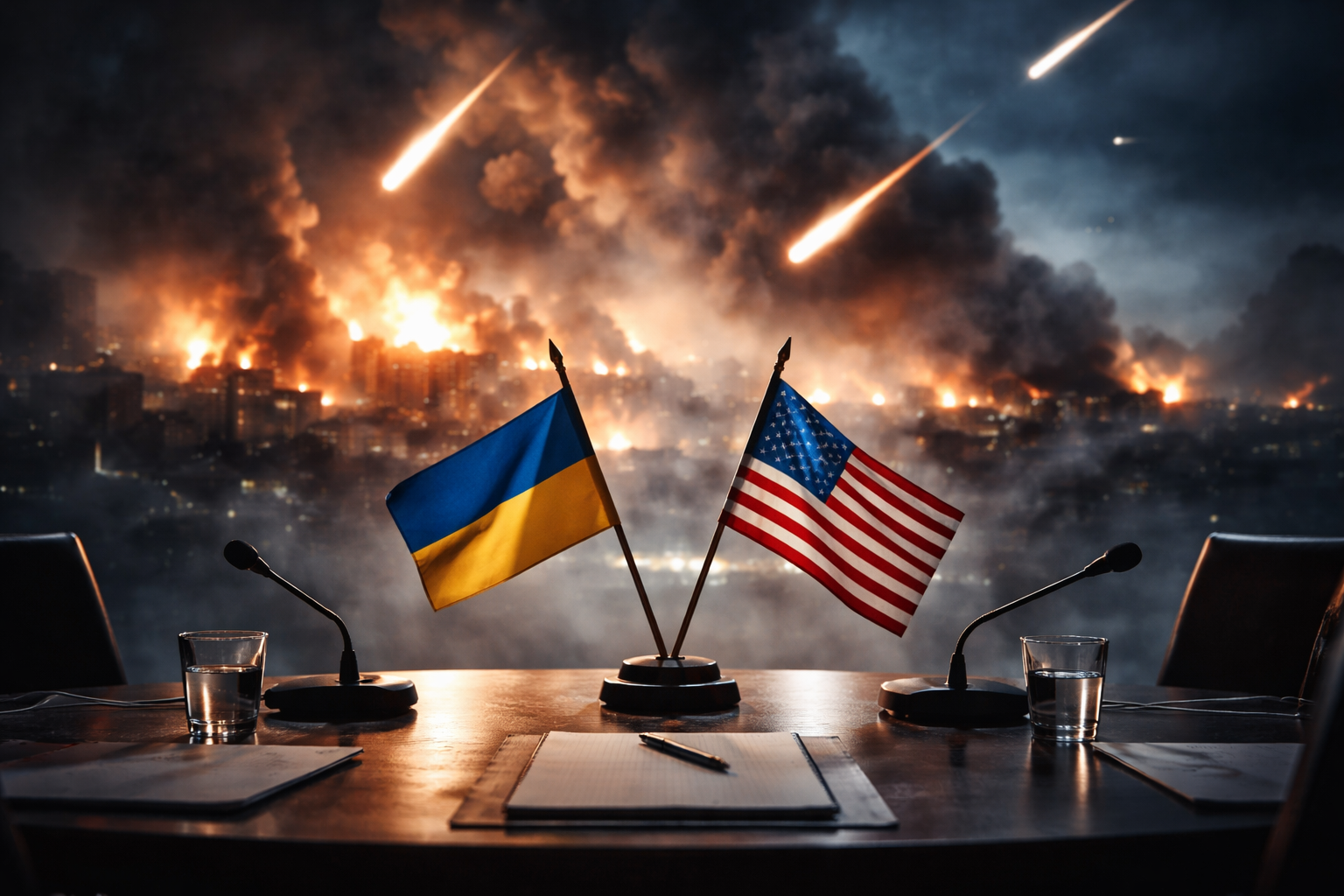 A Sky on Fire and a Table in Geneva