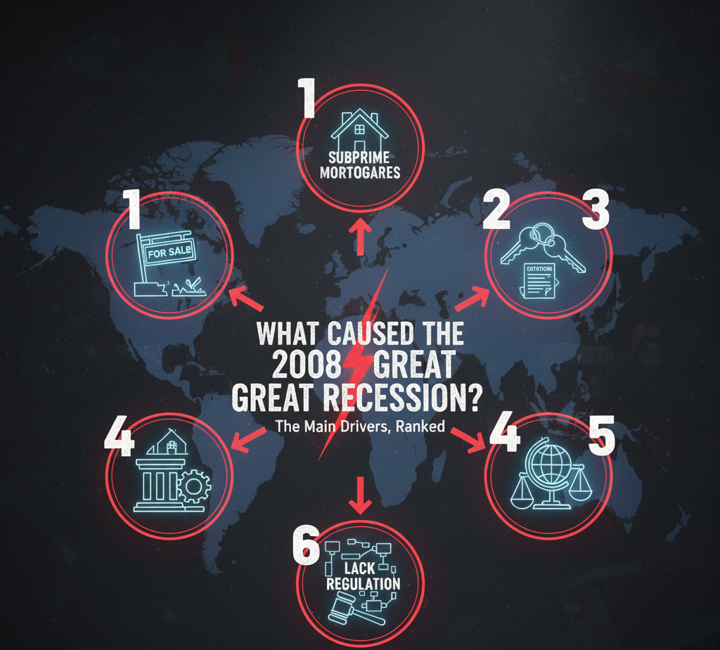 What Caused the 2008 Great Recession? The Main Drivers, Ranked