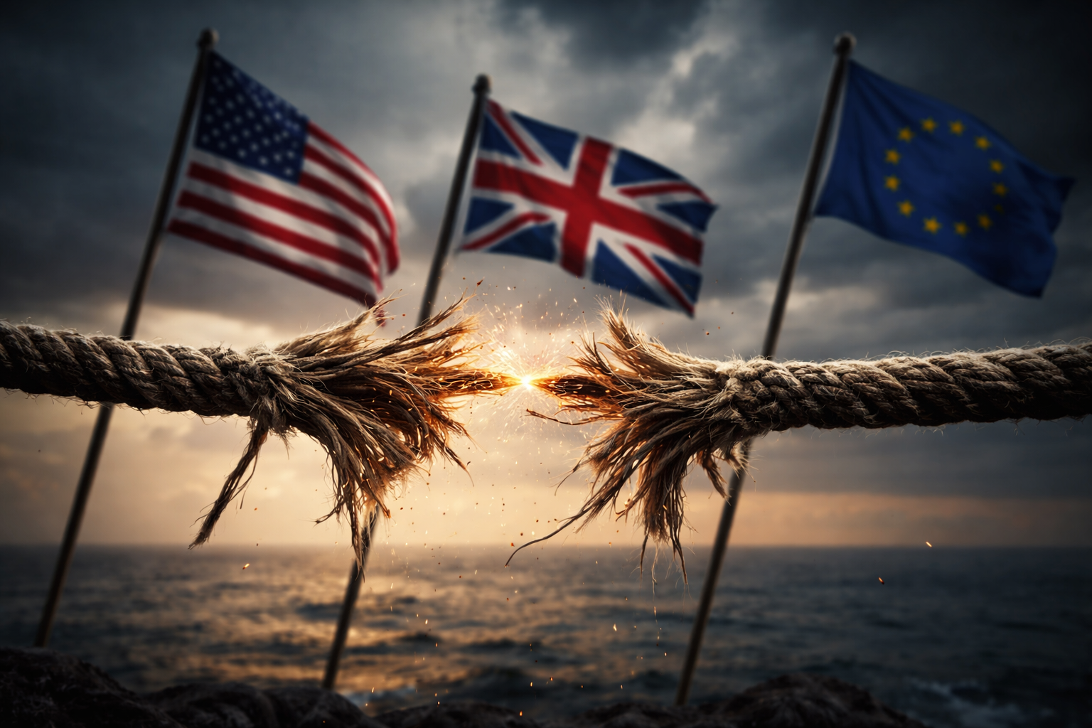 A clear history of US strains with Europe and Britain—and why today’s fights over defense, trade, and tech rules are converging