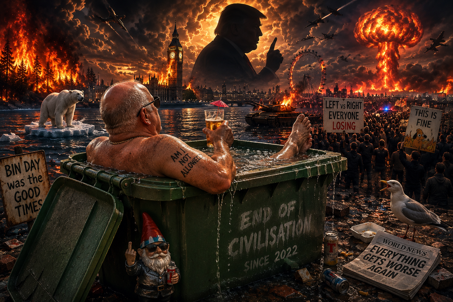 Climate Change, War, Political Chaos... Coincidence Or The Curse Of The Bin Man?