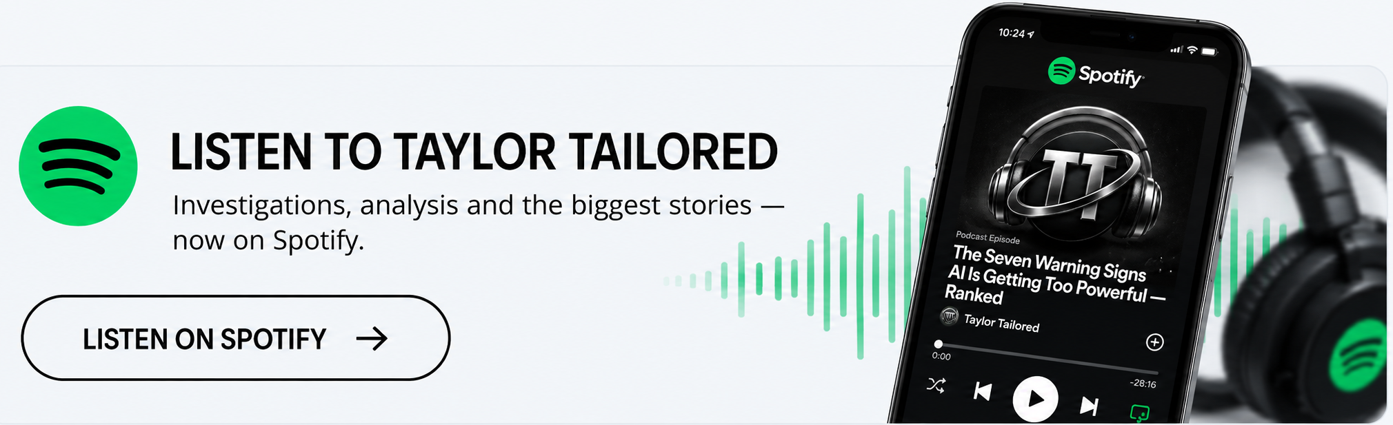 Listen to the Taylor Tailored podcast on Spotify