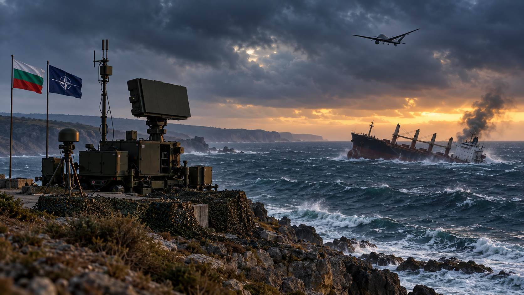 Black Sea Ship Attacks Push Bulgaria Towards Stronger NATO Drone Defences