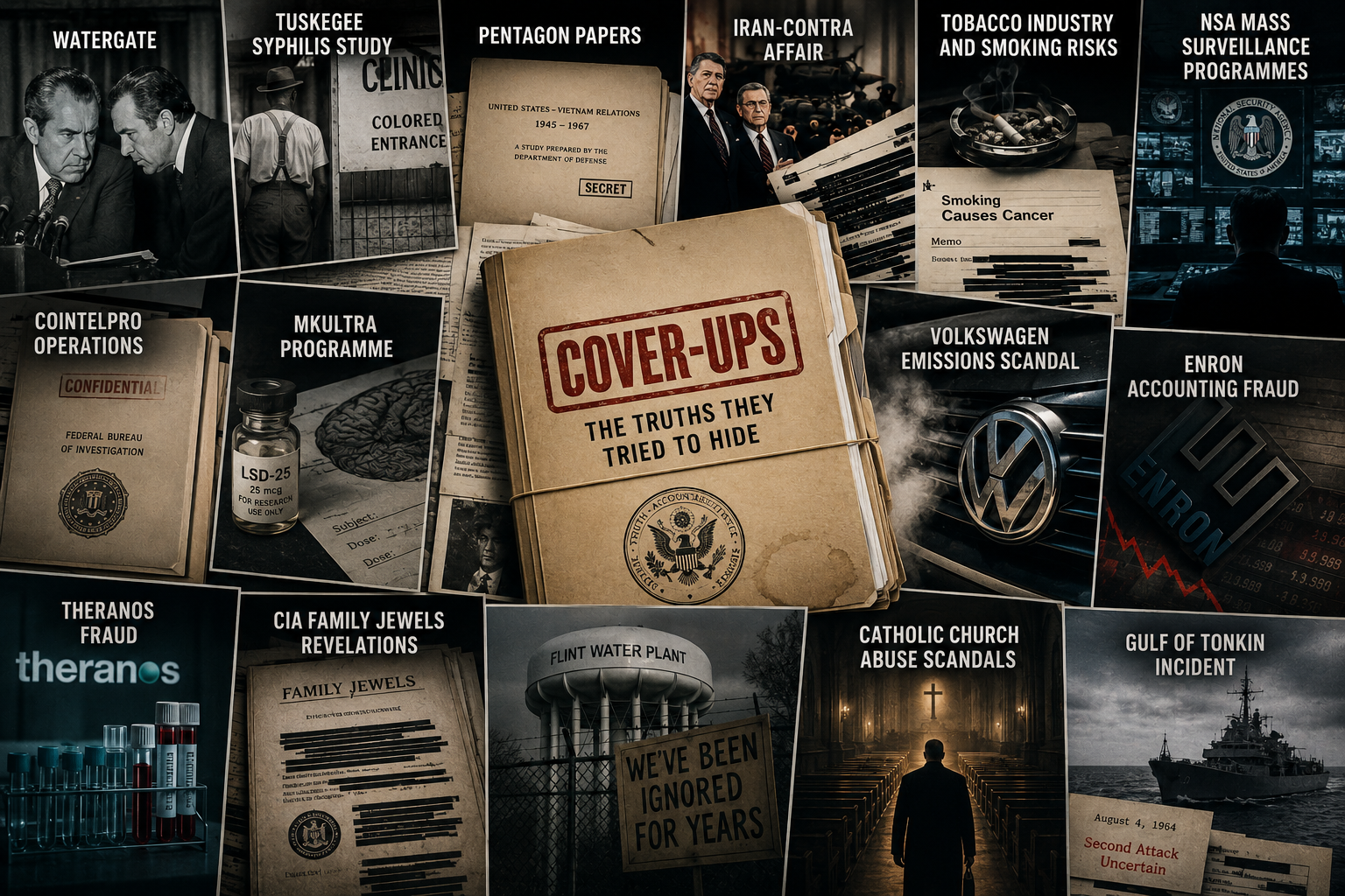 The Secrets Institutions Buried Until Whistleblowers, Courts And Documents Exposed Them