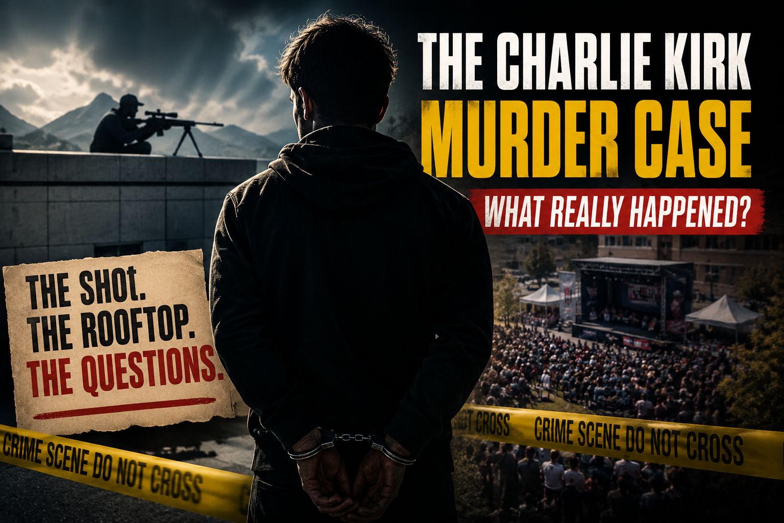 Inside The Charlie Kirk Case: The Rooftop, The Rifle, And The Man Accused