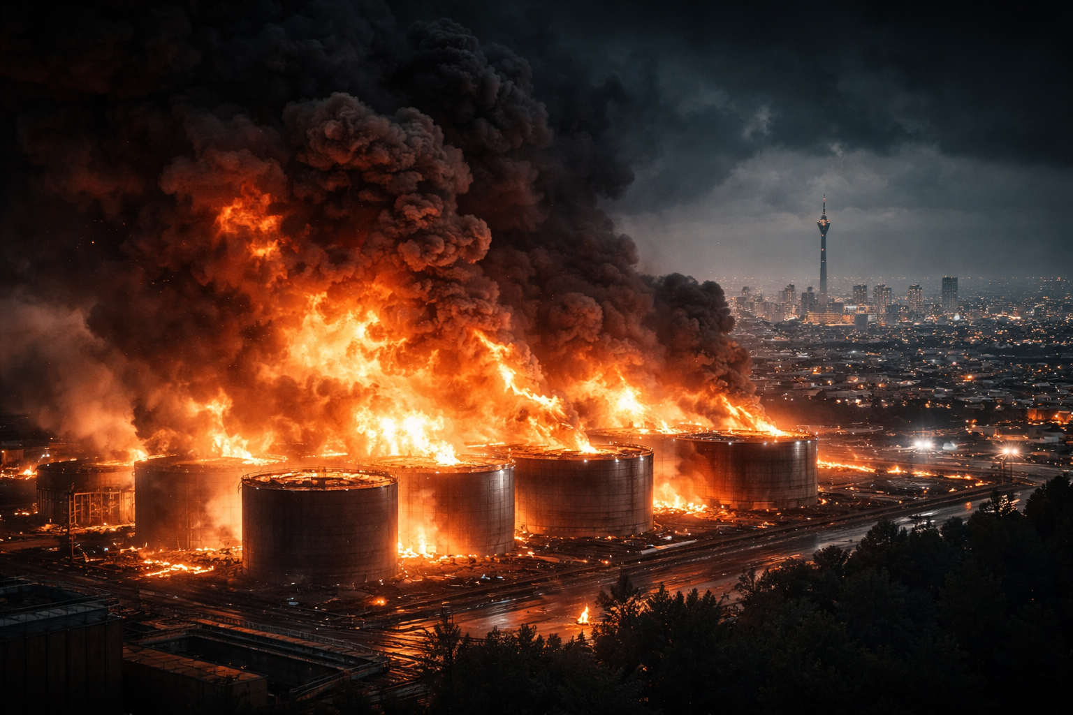 Iran Energy Infrastructure Hit as Conflict Enters Dangerous Phase