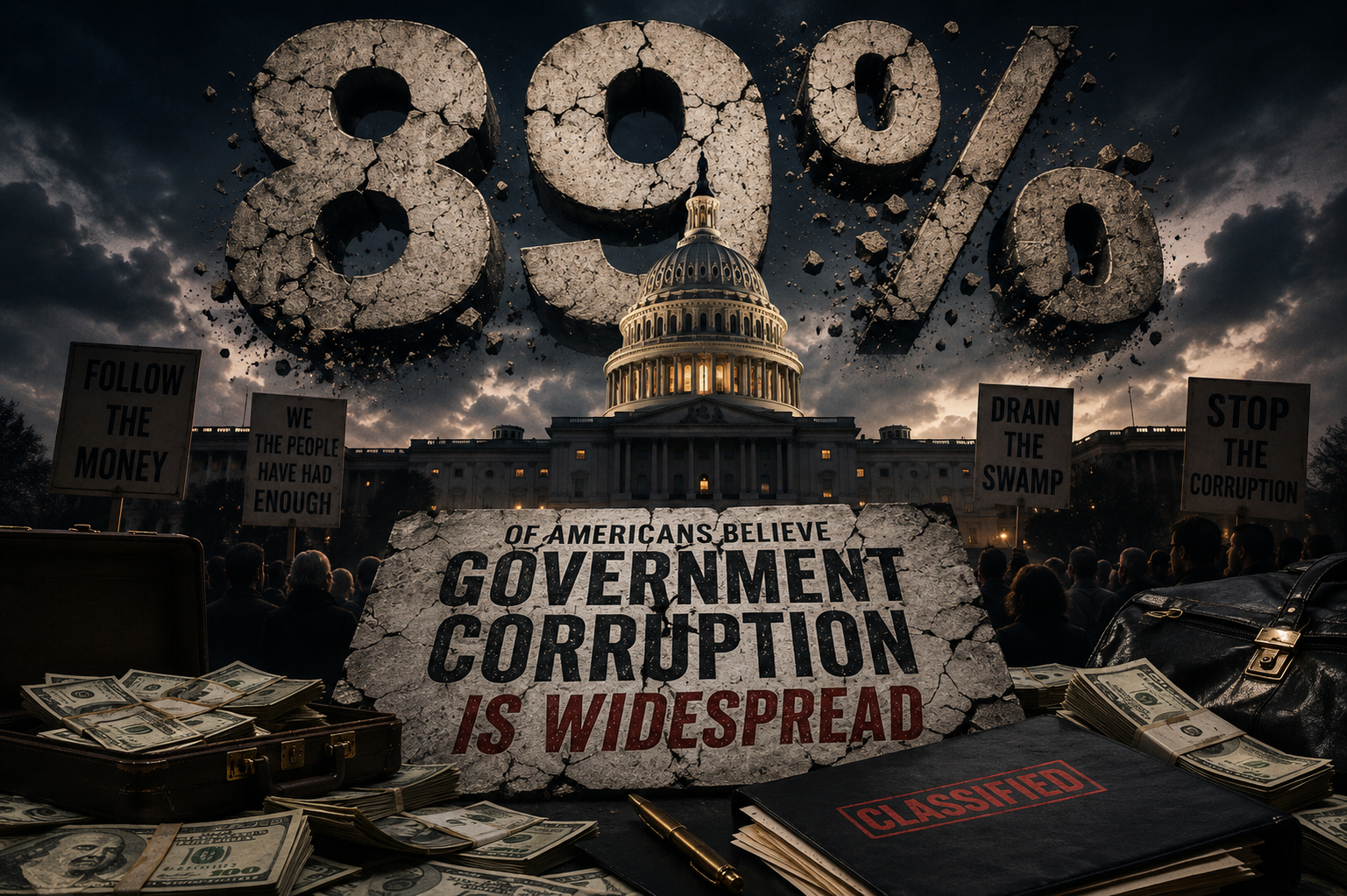 Government Corruption Fears Hit Record High Across Trump’s America