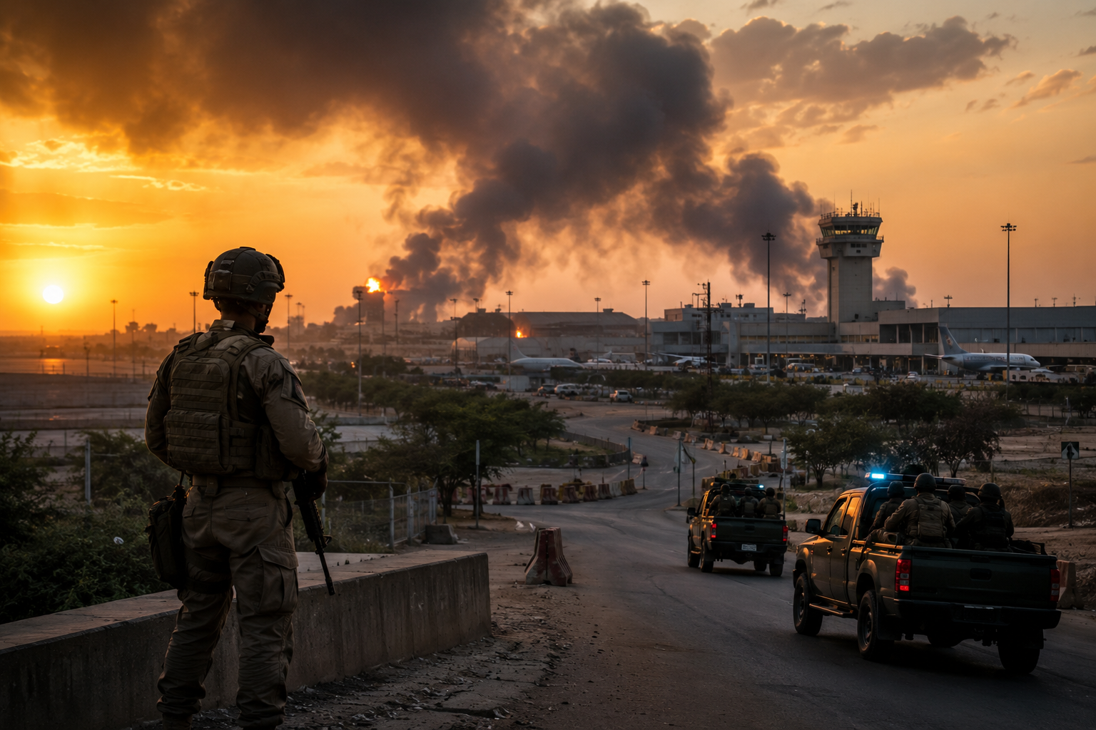 Explosions Heard Across Niamey As Airport Security Breached