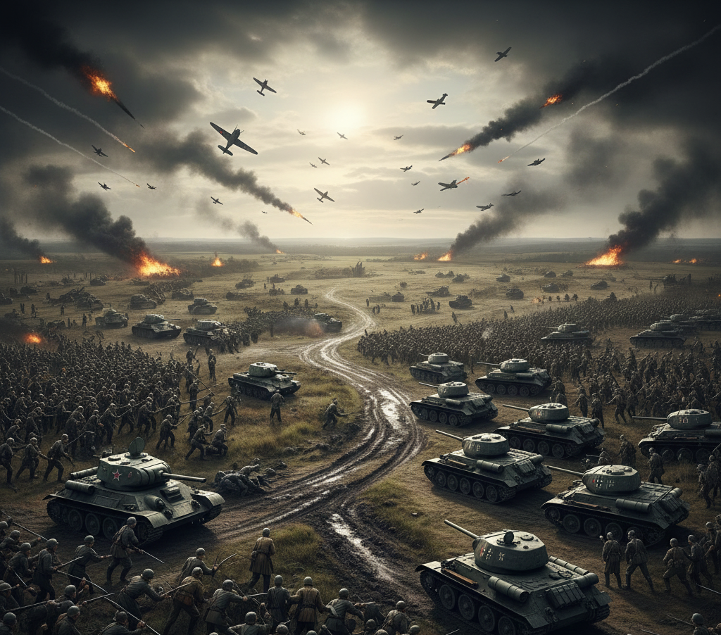 If the USSR attacked while Hitler invaded France