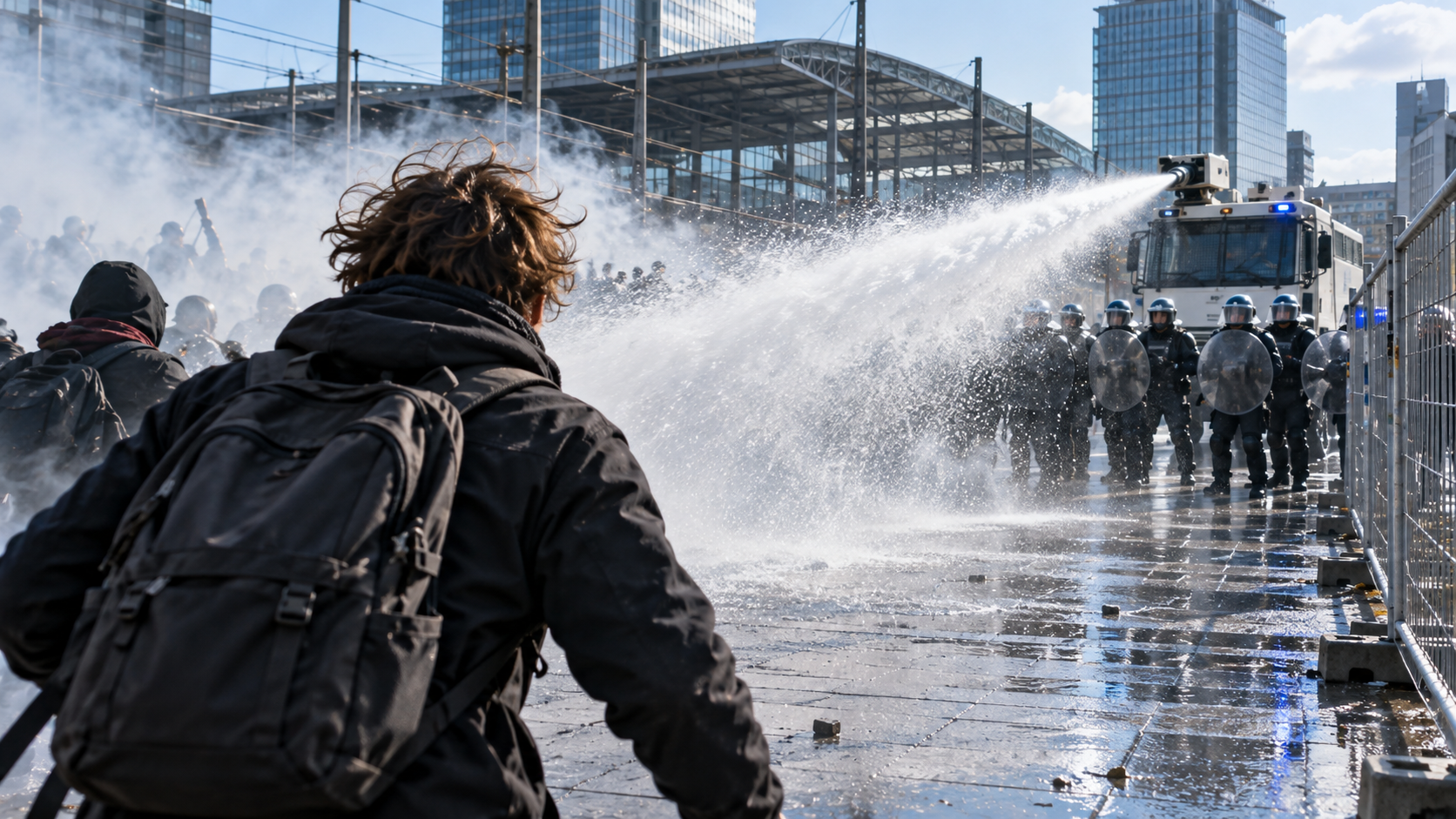 Brussels Protest Violence Prompts Interior Minister’s Warning