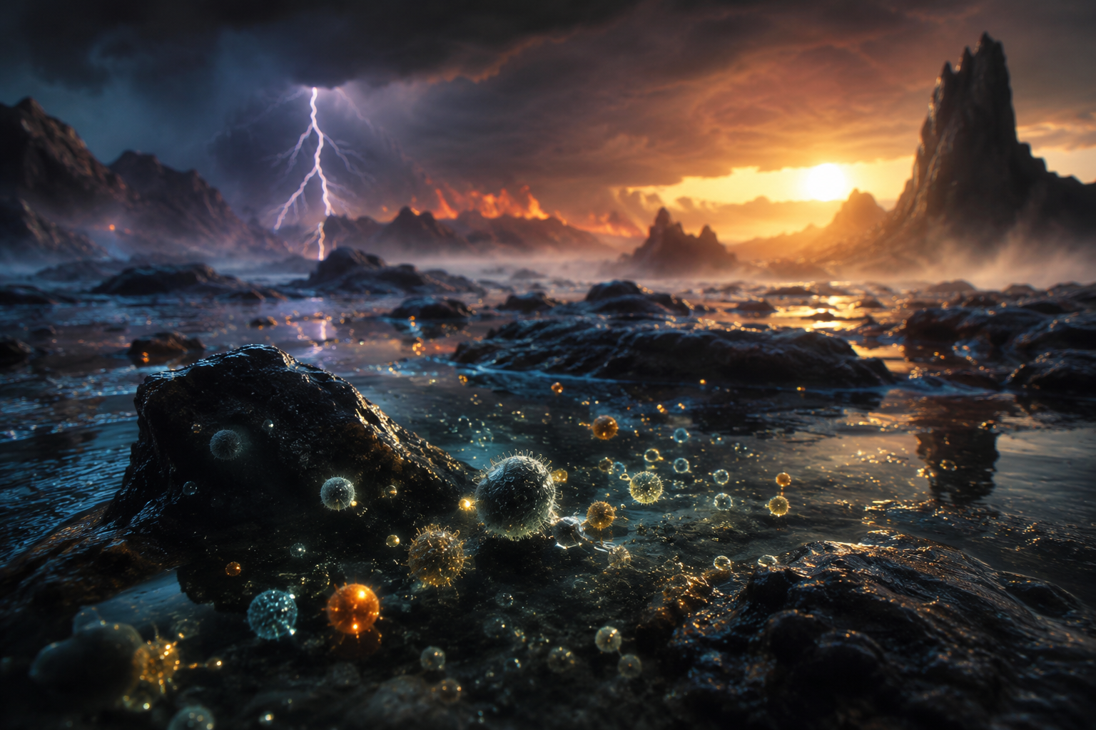 Did Life Begin With Invisible Mineral Engines?