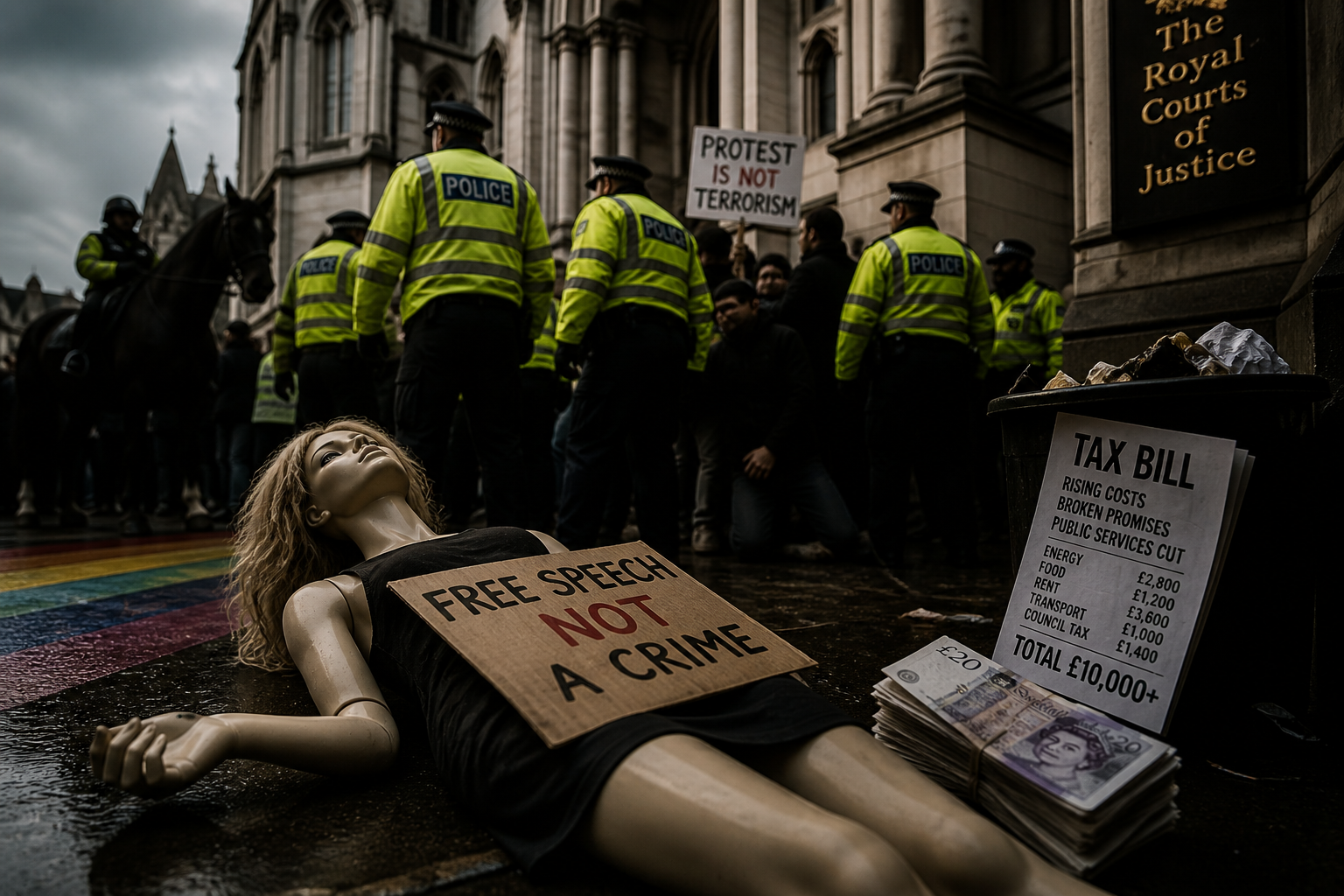 The Mannequin Arrest, The Dog Trial, And The Taxpayer Bill For Britain’s Most Absurd Policing