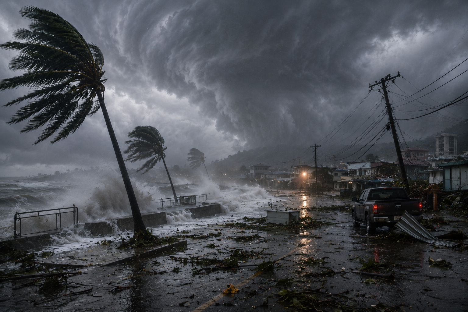 Guam And Rota Hit By Super Typhoon Bavi As Flood Warnings Remain