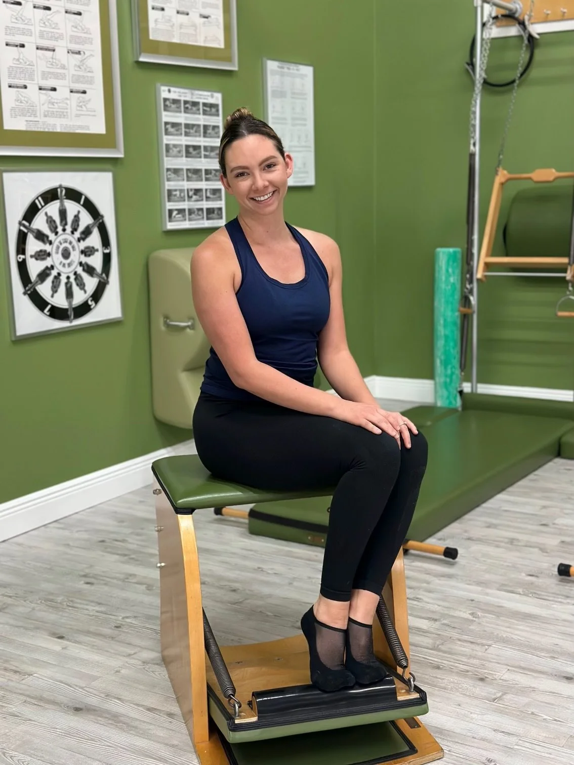 Amanda Davis is a pilates teacher at body and mind pilates studio