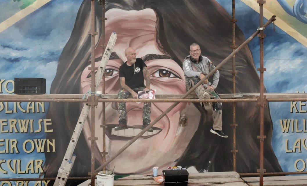 Iconic Bobby Sands mural being restored ahead of hunger strike commemoration&nbsp;